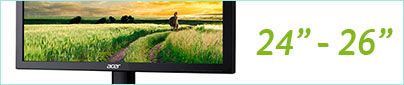 Monitores para el hogar de 24" a 26" Monitores para el hogar de 24" a 26"