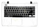 Cover upper (cubierta superior) blanco + teclado español Acer Aspire E5-411 - 60.MQDN7.015