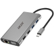Acer Adaptador USB Tipo-C 11 en 1 | Plata - HP.DSCAB.010