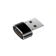 Adaptador convertidor compacto USB-A (M) a USB-C (H) OTG CAB0515