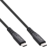 Cable 0.5mts USB 4.0 (usb type-c usb-c m/m ) PD 240W 8K 60Hz TPE negro