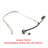 Cable flex (conexión pantalla) touch Lenovo DC02C00KQ10 DC02C00QR20 5C10S30039