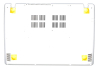 Cover lower blanco Acer Aspire v3-372 - 60.G7AN1.001 