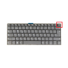 Teclado español (sin marco - sin backlight) gris Lenovo Ideapad 320S-15IKB 320S-15ISK