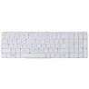 Teclado español (sin marco - sin backlight) blanco HP 15-bs series