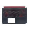 Cover upper + teclado español Acer Nitro AN515-54 6B.Q5AN2.021 frontal teclado rojo