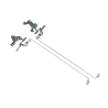 Kit bisagras (izquierda + derecha) HP 250 255 G10 15-fc 15-fd N36083-001