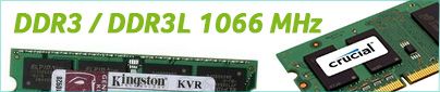 Memoria RAM DDR3 / DDR3L 1066 MHz