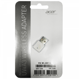Adaptador Inalámbrico Acer USB  802.11b/g/n Blanco - MC.JG811.00E