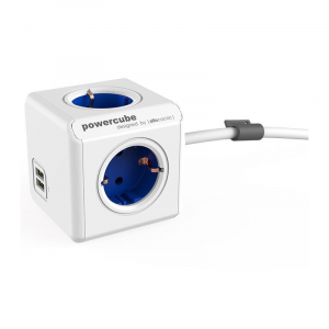 PowerCube Extended USB Azul - 1402BL/DEEUPC