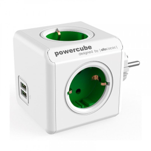 PowerCube Original USB Verde - 1202GN/DEOUPC