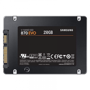Disco duro Samsung SSD 870 EVO SATA III 250GB 2.5