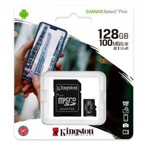 Kingston Tarjeta microSD 128GB Canvas Select Plus - SDCS2/128GB