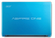 Lcd back cover (tapa pantalla) azul claro Acer Aspire One 756 60.SH0N2.003