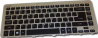 Teclado retroiluminado inglés (UK) negro marco plata Acer Aspire V5-431 V5-471 V5-471P series - 60.M3SN1.026