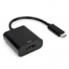 Cable adaptador USB-C macho a HDMI hembra 15cm negro CAB0509