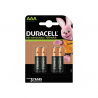 Duracell pack 4 pilas AAA 750mAh recargables HR3-B